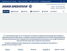Tablet Screenshot of denisspedition.ro